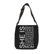 Load image into Gallery viewer, Adjustable Tote Bag (AOP) - She is