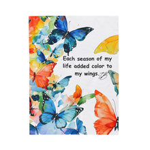 Load image into Gallery viewer, Butterfly Plush Blanket