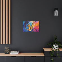 Load image into Gallery viewer, Colorful Saxophone Canvas Art - Vibrant Jazz Wall Decor