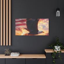 Load image into Gallery viewer, Patriotic Eagle Canvas Wall Art