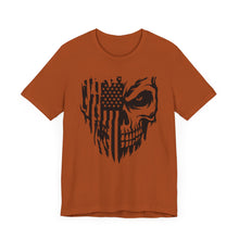Load image into Gallery viewer, Rebellion Skull USA Graphic Tee - Unisex Short Sleeve