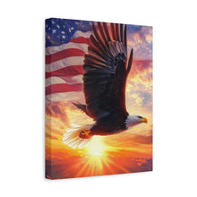 Load image into Gallery viewer, Patriotic Eagle Canvas Wall Art