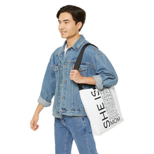 Load image into Gallery viewer, Adjustable Tote Bag (AOP) - She is
