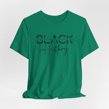 Load image into Gallery viewer, Empowering Black History Unisex Tee - Love, Pride, Joy, Excellence