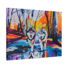 Load image into Gallery viewer, Husky Canvas Art