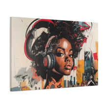 Load image into Gallery viewer, Urban Vibe Matte Canvas Print - Stylish Artwork for Music Lovers
