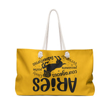 Load image into Gallery viewer, Weekender Bag - Aries