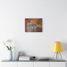 Load image into Gallery viewer, Husky Wall Art Canvas - Autumn Vibes Home Decor