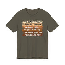 Load image into Gallery viewer, Empowerment Black Pride Tee - Unisex Jersey Short Sleeve