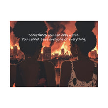 Load image into Gallery viewer, Inspirational Canvas Art – "Sometimes You Can Only Watch"