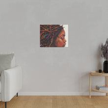 Load image into Gallery viewer, Grounded Woman of Color Matte Canvas, Stretched, 0.75"