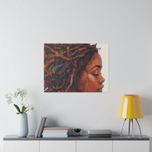 Load image into Gallery viewer, Grounded Woman of Color Matte Canvas, Stretched, 0.75"