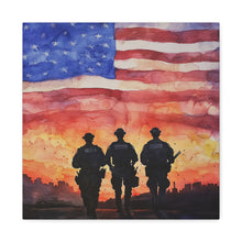 Load image into Gallery viewer, Inspirational Police Wall Art Canvas - Support Our Heroes