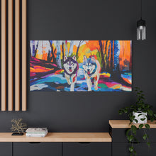 Load image into Gallery viewer, Husky Canvas Art