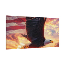 Load image into Gallery viewer, Patriotic Eagle Canvas Wall Art