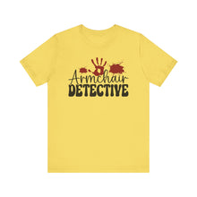 Load image into Gallery viewer, Armchair Detective Tee - Unisex Jersey Short Sleeve Shirt for Mystery Lovers