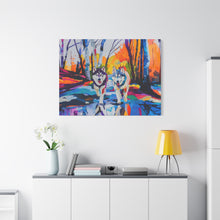 Load image into Gallery viewer, Husky Canvas Art