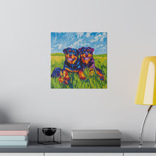 Load image into Gallery viewer, Rottweiler Canvas Art