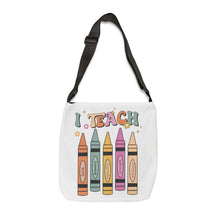 Load image into Gallery viewer, Adjustable Tote Bag (AOP) - Teach