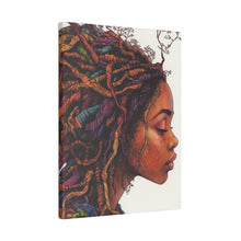 Load image into Gallery viewer, Grounded Woman of Color Matte Canvas, Stretched, 0.75"