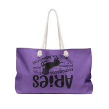 Load image into Gallery viewer, Weekender Bag - Aries