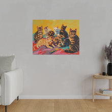 Load image into Gallery viewer, Colorful Cat Canvas Art - Vibrant Cat Portraits for Cat Lovers