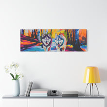 Load image into Gallery viewer, Husky Canvas Art