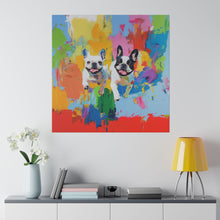 Load image into Gallery viewer, French Bulldog Canvas Art Print
