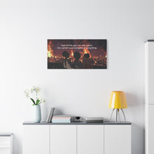 Load image into Gallery viewer, Inspirational Wall Art Canvas - "Sometimes You Can Only Watch" - Empowering Home Decor