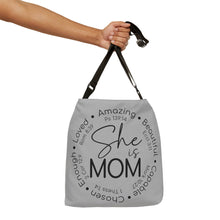 Load image into Gallery viewer, Adjustable Tote Bag (AOP) - She is