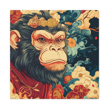 Load image into Gallery viewer, Lunar Year of the Monkey - Matte Canvas