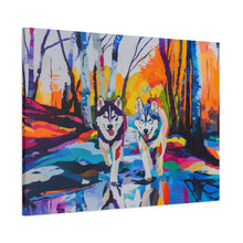 Load image into Gallery viewer, Husky Canvas Art