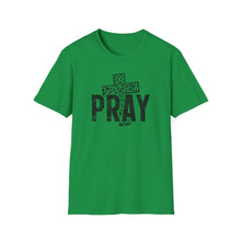 Load image into Gallery viewer, Leopard Print Pray Unisex Softstyle T-Shirt – Faith-Inspired Casual Wear