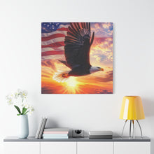 Load image into Gallery viewer, Patriotic Eagle Canvas Wall Art