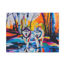 Load image into Gallery viewer, Husky Canvas Art