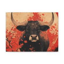 Load image into Gallery viewer, Lunar Year of the Ox - Stretched Matte Print for Home Decor