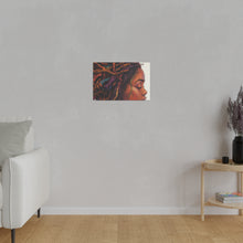 Load image into Gallery viewer, Grounded Woman of Color Matte Canvas, Stretched, 0.75"
