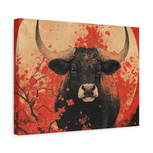 Load image into Gallery viewer, Lunar Year of the Ox - Stretched Matte Print for Home Decor