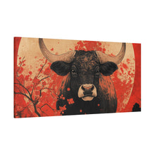 Load image into Gallery viewer, Lunar Year of the Ox - Stretched Matte Print for Home Decor