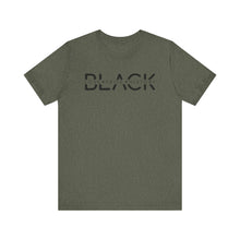 Load image into Gallery viewer, Unisex Jersey Tee - Black Love Pride History Shirt
