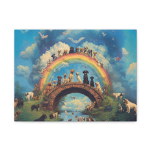 Load image into Gallery viewer, Rainbow Bridge Dog Canvas Artwork - Pet Lovers Home Decor