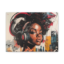 Load image into Gallery viewer, Urban Vibe Matte Canvas Print - Stylish Artwork for Music Lovers