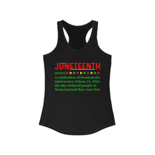 Load image into Gallery viewer, Women's Ideal Racerback Tank - Juneteenth