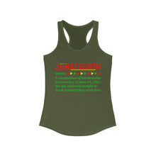 Load image into Gallery viewer, Women's Ideal Racerback Tank - Juneteenth