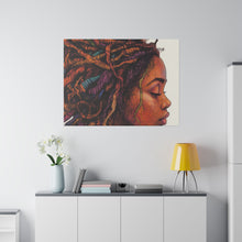 Load image into Gallery viewer, Grounded Woman of Color Matte Canvas, Stretched, 0.75"