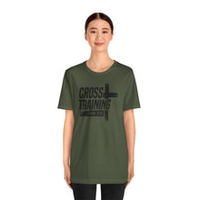 Load image into Gallery viewer, Faith Inspired Unisex Jersey Tee - 'Cross Training' with John 3:16