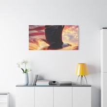 Load image into Gallery viewer, Patriotic Eagle Canvas Wall Art