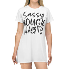 Load image into Gallery viewer, T-Shirt Dress (AOP) - Sassy
