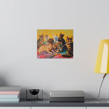 Load image into Gallery viewer, Colorful Cat Canvas Art - Vibrant Cat Portraits for Cat Lovers