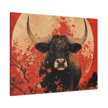 Load image into Gallery viewer, Lunar Year of the Ox - Stretched Matte Print for Home Decor